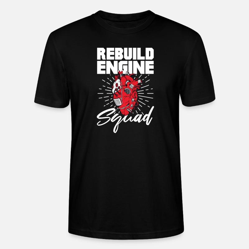 Rebuild engine squad - Stanley/Stella Unisex Bio-T-Shirt CRAFTER - Schwarz