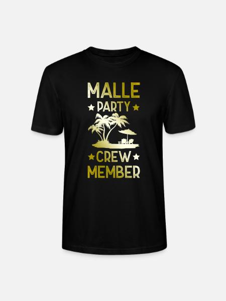 Malle Party Crew - Stanley/Stella Unisex Bio-T-Shirt CRAFTER - Schwarz