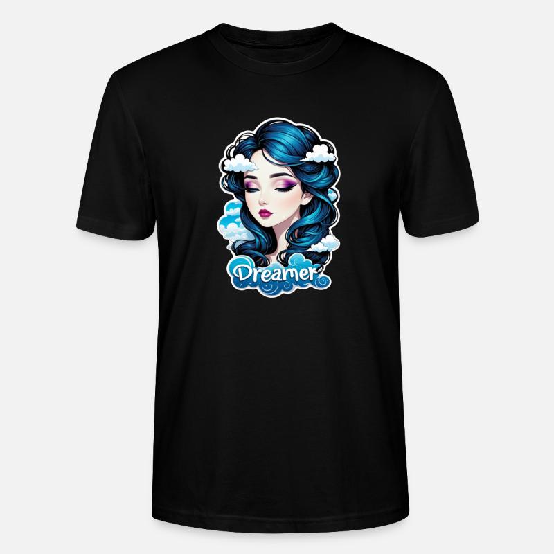 Träumer - Träumer - Träumer - Traum - Träumerei - Stanley/Stella Unisex Bio-T-Shirt CRAFTER - Schwarz
