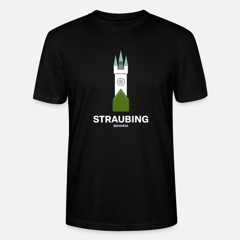 Straubing - Stanley/Stella Unisex Bio-T-Shirt CRAFTER - Schwarz