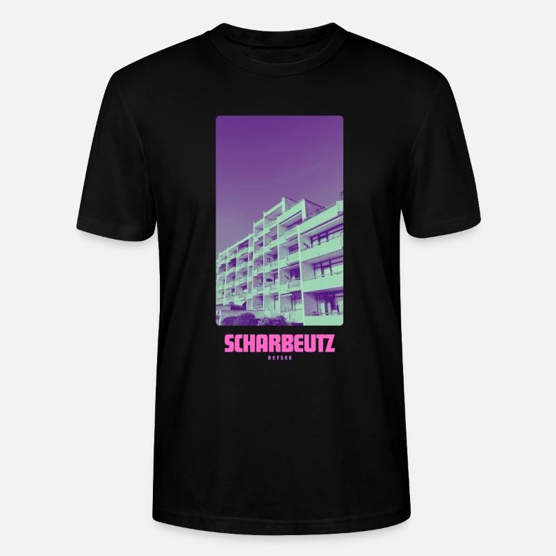 Scharbeutz Ostsee - Stanley/Stella Unisex Bio-T-Shirt CRAFTER - Schwarz