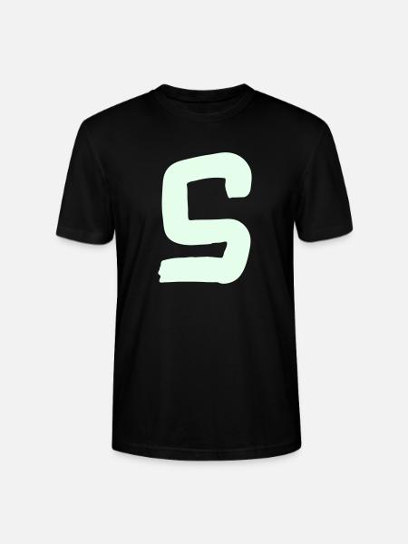 buchstabe_S- - Stanley/Stella Unisex Bio-T-Shirt CRAFTER - Schwarz