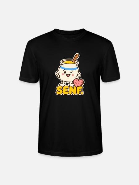 Senf Kostüm Paar - Stanley/Stella Unisex Bio-T-Shirt CRAFTER - Schwarz
