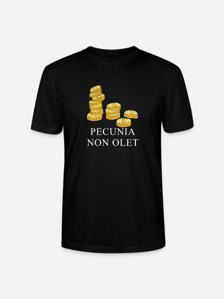 money doesn't stink latin white - Stanley/Stella CRAFTER Unisex Organic T-Shirt - black
