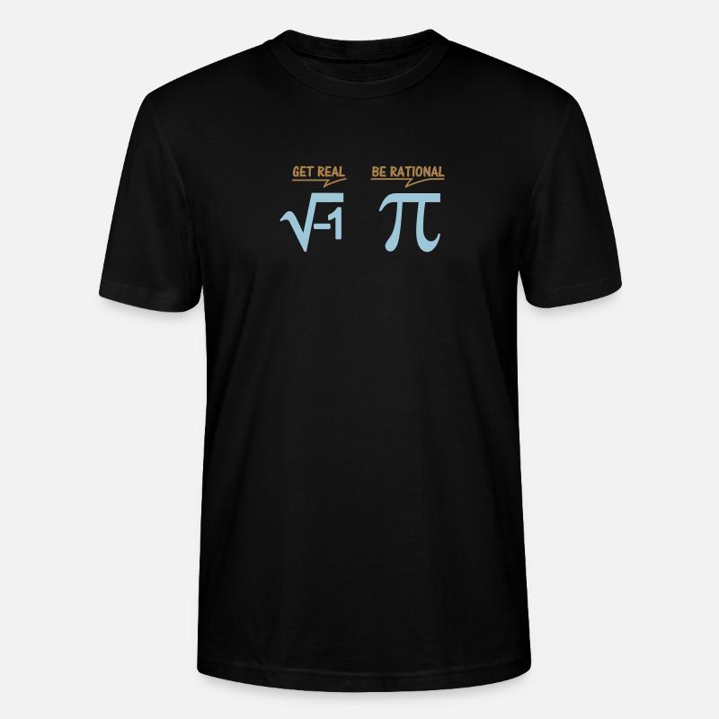 get real - be rational (2c) - Stanley/Stella Unisex Bio-T-Shirt CRAFTER - Schwarz