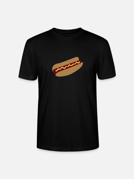 Hot dog - T-shirt bio CRAFTER Stanley Stella Unisexe - noir