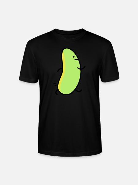 Funny bean - Stanley/Stella CRAFTER Unisex Organic T-Shirt - black