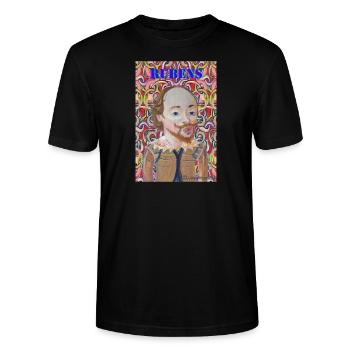rubens 2 - Stanley/Stella Unisex Bio-T-Shirt CRAFTER - Schwarz - Vorne - Alina (178cm) & Michal (187cm)