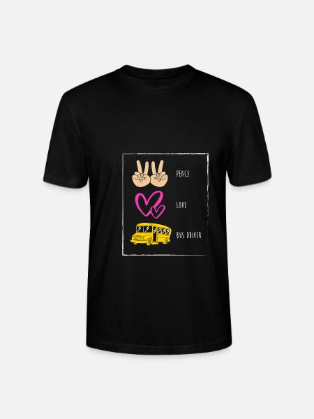 Schulbusfahrer Schulbus - Stanley/Stella Unisex Bio-T-Shirt CRAFTER - Schwarz