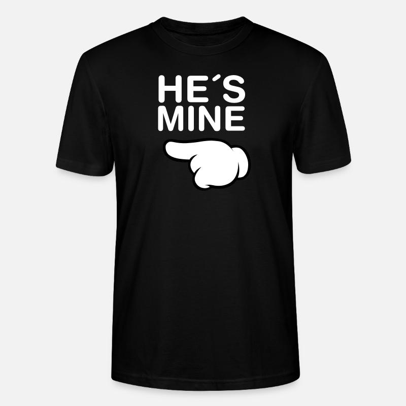 He´s Mine (Comic Hand) - T-shirt bio CRAFTER Stanley Stella Unisexe - noir