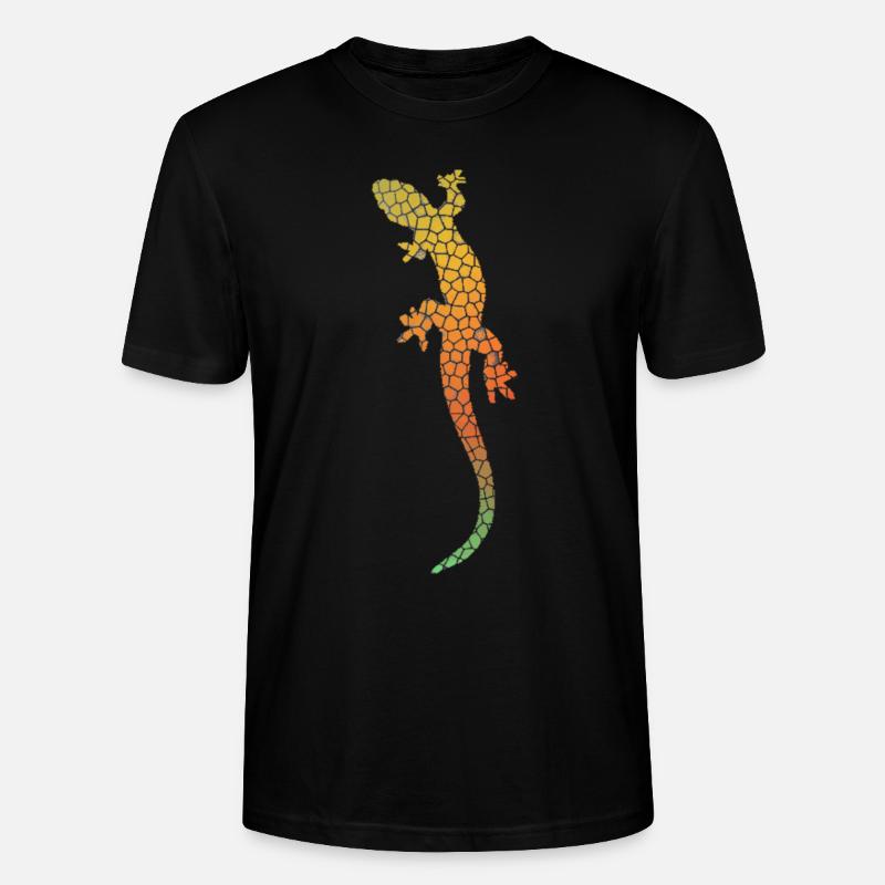 Eidechse - Stanley/Stella Unisex Bio-T-Shirt CRAFTER - Schwarz
