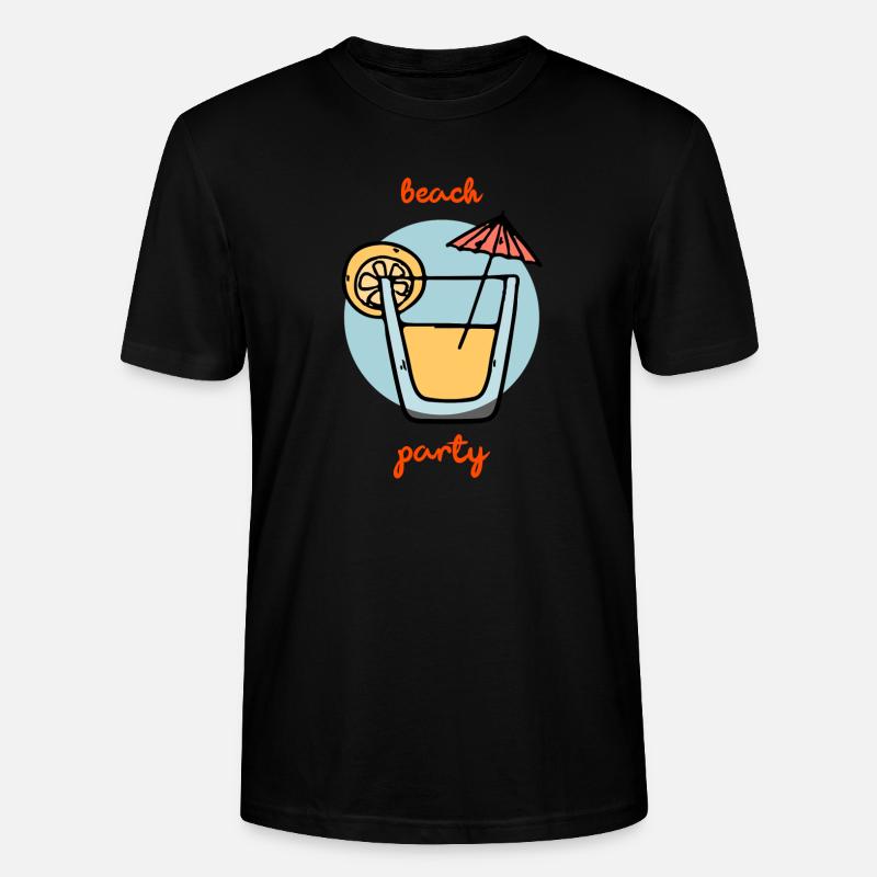 Summer Beach Party Cocktail - Stanley/Stella Unisex Bio-T-Shirt CRAFTER - Schwarz