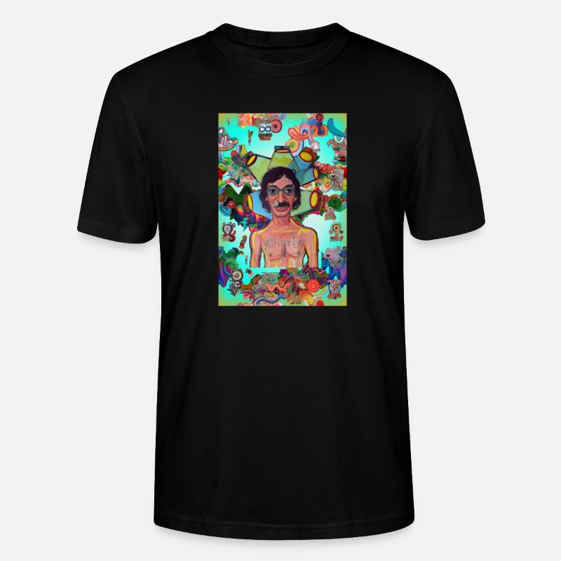 charly et graffitis - T-shirt bio CRAFTER Stanley Stella Unisexe - noir