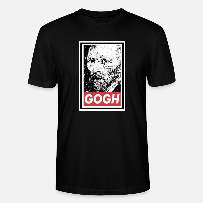 OBÉIR À VAN GOGH - T-shirt bio CRAFTER Stanley Stella Unisexe - noir