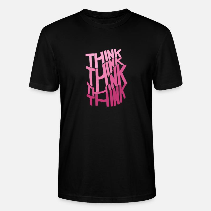 THINKPINK - Stanley/Stella Unisex Bio-T-Shirt CRAFTER - Schwarz