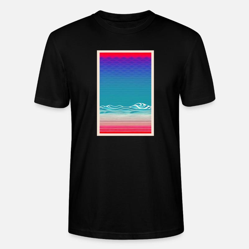 Blaue Stunde - Stanley/Stella Unisex Bio-T-Shirt CRAFTER - Schwarz