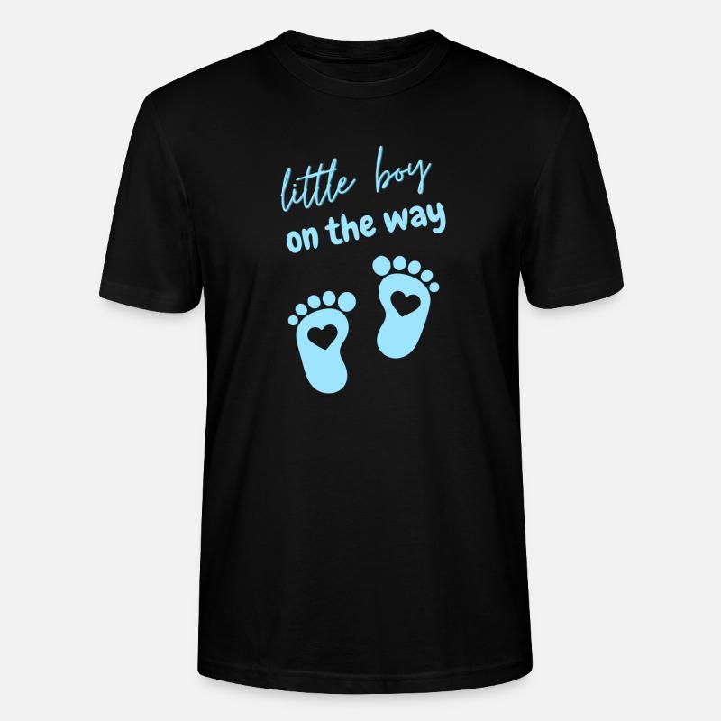 Petit garçon en route - T-shirt bio CRAFTER Stanley Stella Unisexe - noir