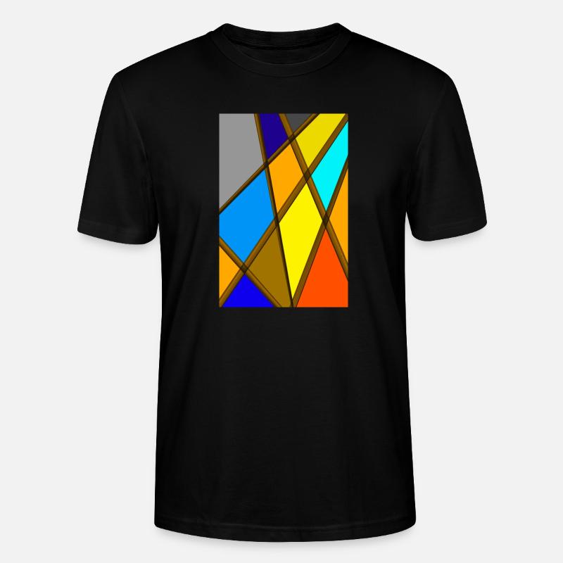 Bunte abstrakte Kunst - Stanley/Stella Unisex Bio-T-Shirt CRAFTER - Schwarz