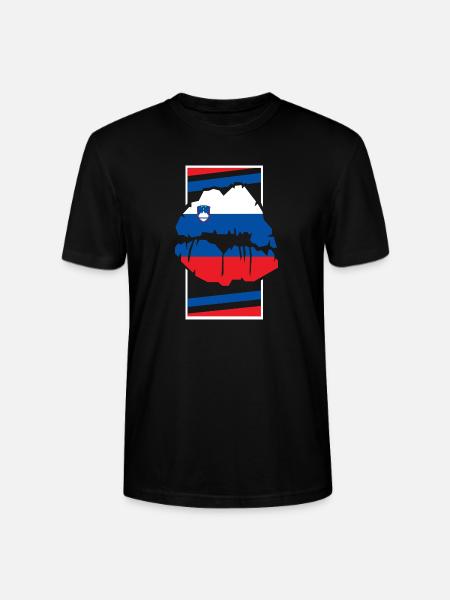 Slovenia - Stanley/Stella CRAFTER Unisex Organic T-Shirt - black