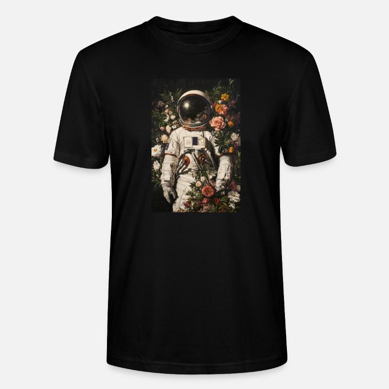 Cosmic Bloom Entdecker - Stanley/Stella Unisex Bio-T-Shirt CRAFTER - Schwarz