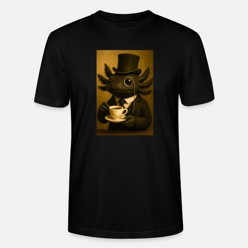 Raffiniertes Axolotl-Gebräu - Stanley/Stella Unisex Bio-T-Shirt CRAFTER - Schwarz