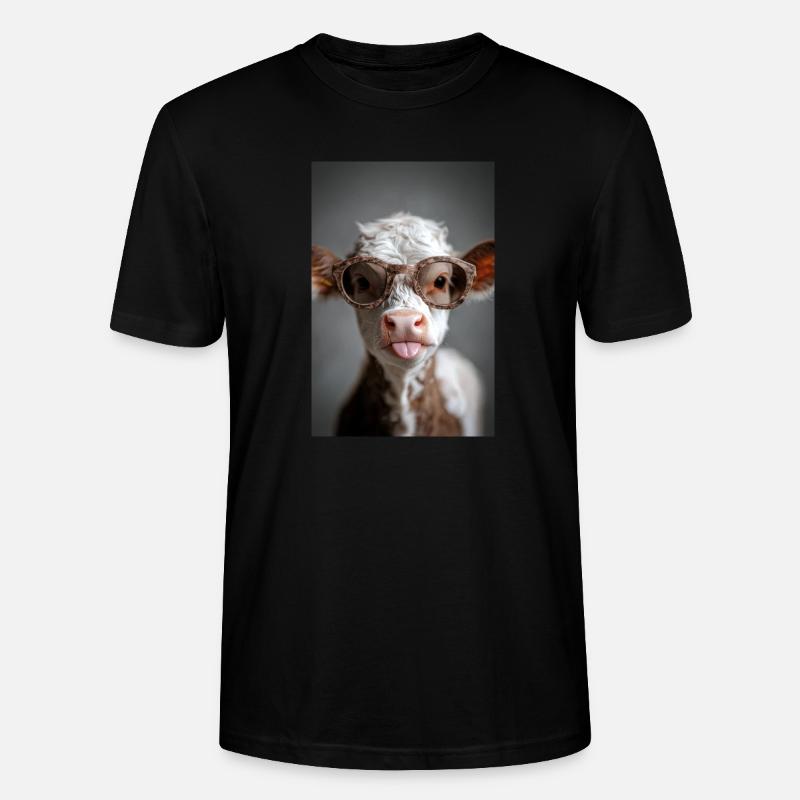 Cooles Kalb mit Attitüde - Stanley/Stella Unisex Bio-T-Shirt CRAFTER - Schwarz