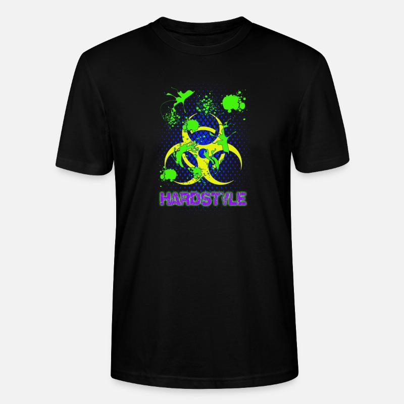 Splash Hardstyle Techno Trance House - Stanley/Stella Unisex Bio-T-Shirt CRAFTER - Schwarz