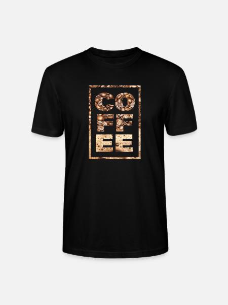 Kaffee Spruch Kaffeetrinker Kaffeebohnen Koffein - Stanley/Stella Unisex Bio-T-Shirt CRAFTER - Schwarz