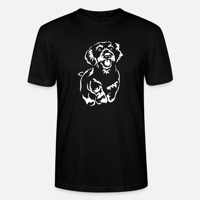 Dackel "Black Edition" - Stanley/Stella Unisex Bio-T-Shirt CRAFTER - Schwarz