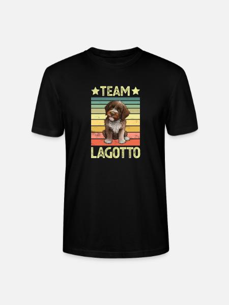 Hund Lagotto Romagnolo - Stanley/Stella Unisex Bio-T-Shirt CRAFTER - Schwarz