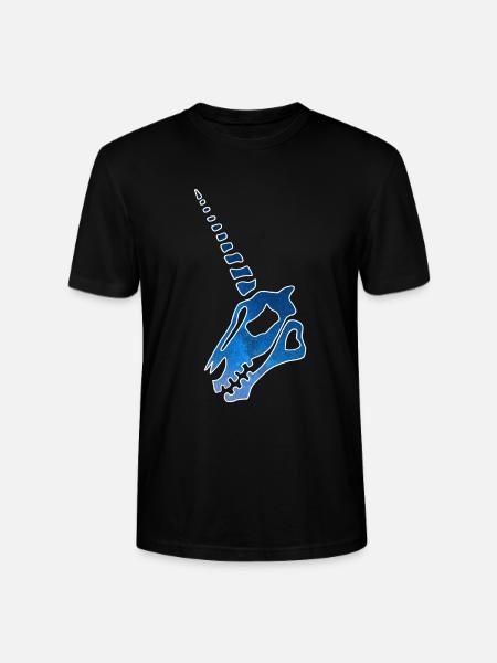 Einhornschädel und Sternenhimmel - Stanley/Stella Unisex Bio-T-Shirt CRAFTER - Schwarz