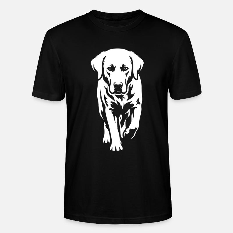 Labrador – Timeless elegance - Stanley/Stella CRAFTER Unisex Organic T-Shirt - black