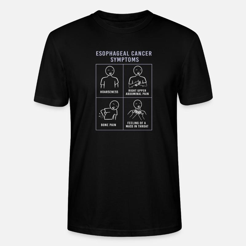 Krebs Speiseröhre Chemo Krebs-Überlebender - Stanley/Stella Unisex Bio-T-Shirt CRAFTER - Schwarz