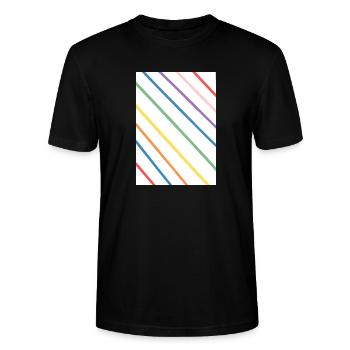 Creativity-Time - Stanley/Stella Unisex Bio-T-Shirt CRAFTER - Schwarz - Vorne - Alina (178cm) & Michal (187cm)