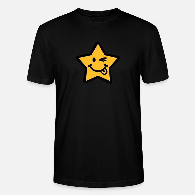 Étoile - T-shirt bio CRAFTER Stanley Stella Unisexe - noir