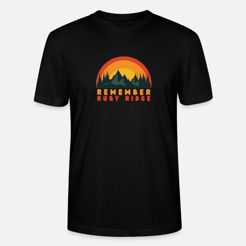 Rappelez-vous Ruby Ridge Gun Rights - T-shirt bio CRAFTER Stanley Stella Unisexe - noir
