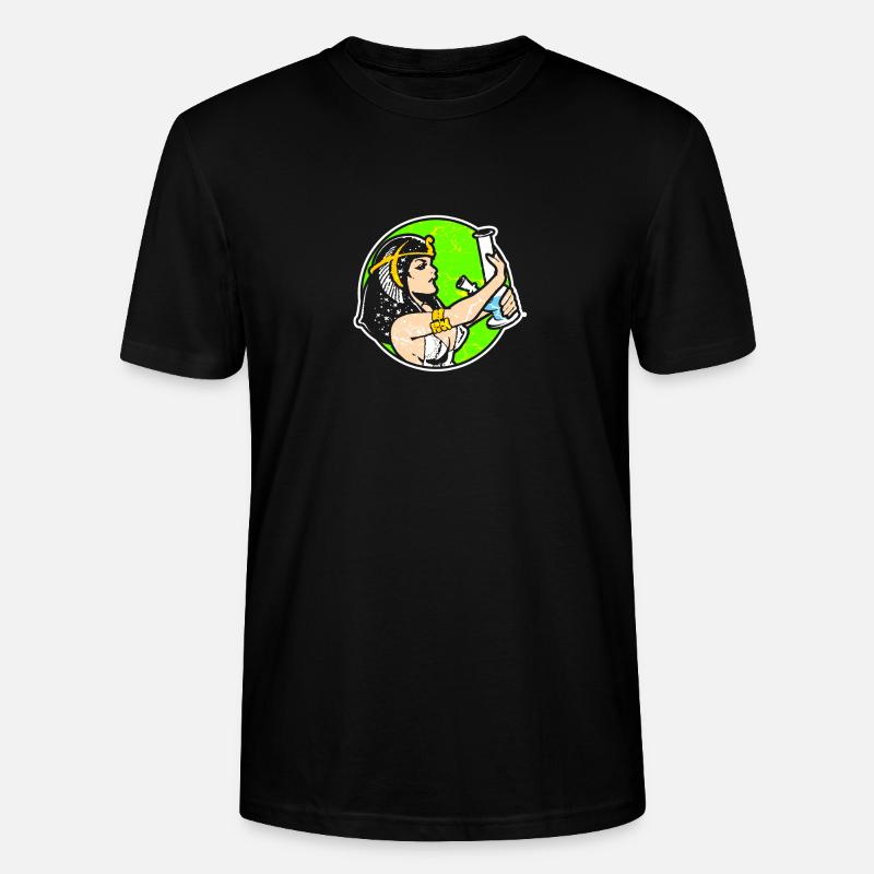 Cléopatre narguilé chicha Egypte - T-shirt bio CRAFTER Stanley Stella Unisexe - noir