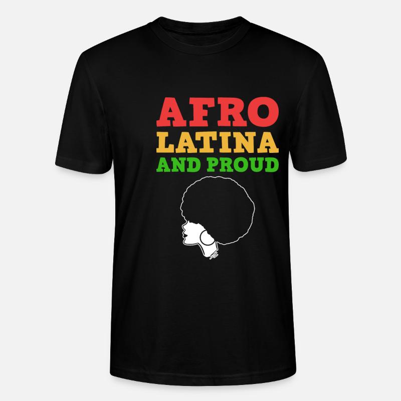Afro Latina - Stanley/Stella Unisex Bio-T-Shirt CRAFTER - Schwarz