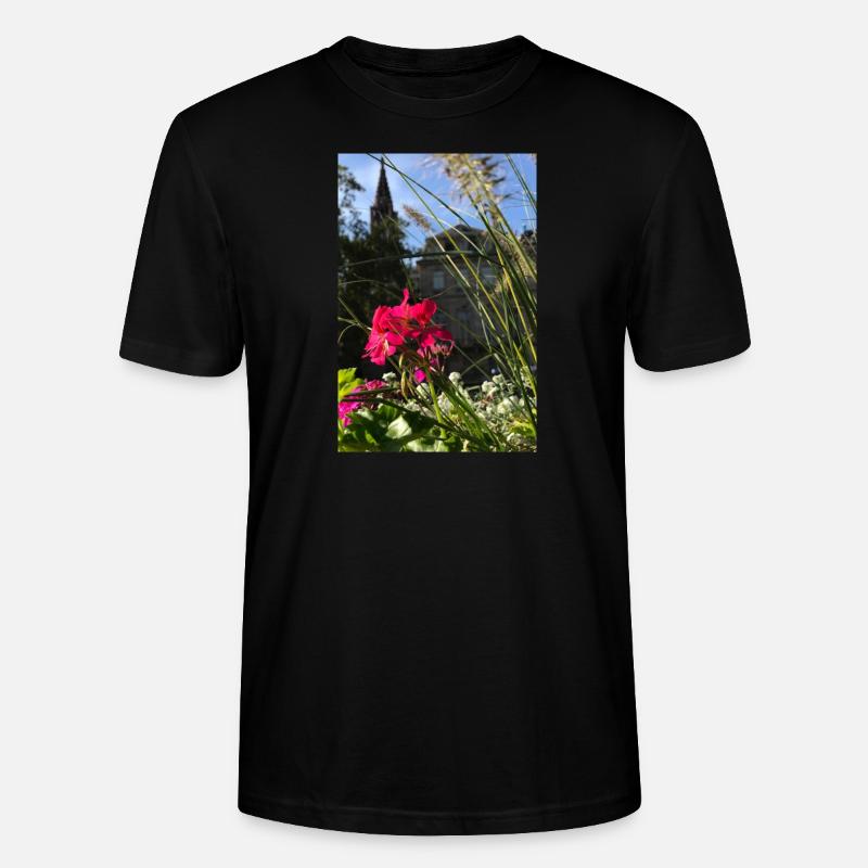 Elsässer Straßburger Domblume - Stanley/Stella Unisex Bio-T-Shirt CRAFTER - Schwarz