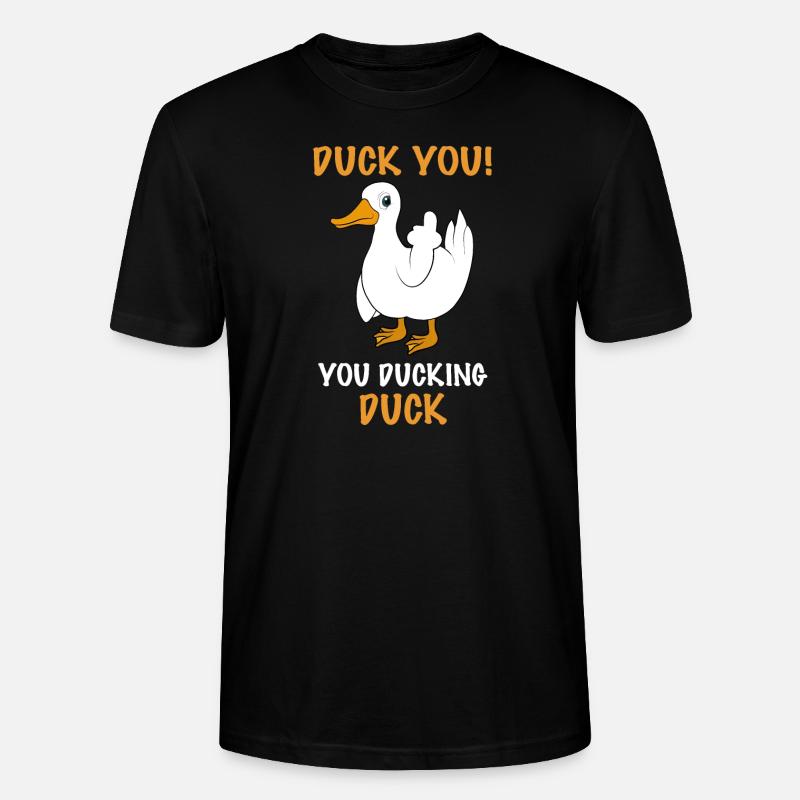 Drôle de canard vous canard - T-shirt bio CRAFTER Stanley Stella Unisexe - noir