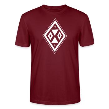 symbole - T-shirt bio CRAFTER Stanley Stella Unisexe - bordeaux - Devant - Alina (178cm) & Michal (187cm)