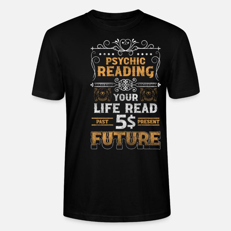 Hellseher Kristallkugel Glaskugel Leser - Stanley/Stella Unisex Bio-T-Shirt CRAFTER - Schwarz