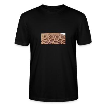 Linzerkuchen - Stanley/Stella Unisex Bio-T-Shirt CRAFTER - Schwarz - Vorne - Alina (178cm) & Michal (187cm)