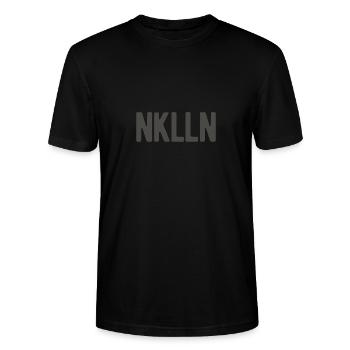 NKLLN Berlin Neukölln Neuköllner Sprüche - Stanley/Stella Unisex Bio-T-Shirt CRAFTER - Schwarz - Vorne - Alina (178cm) & Michal (187cm)