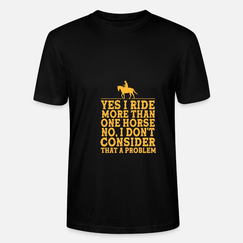 Saut d’obstacles Saut d’obstacles - T-shirt bio CRAFTER Stanley Stella Unisexe - noir