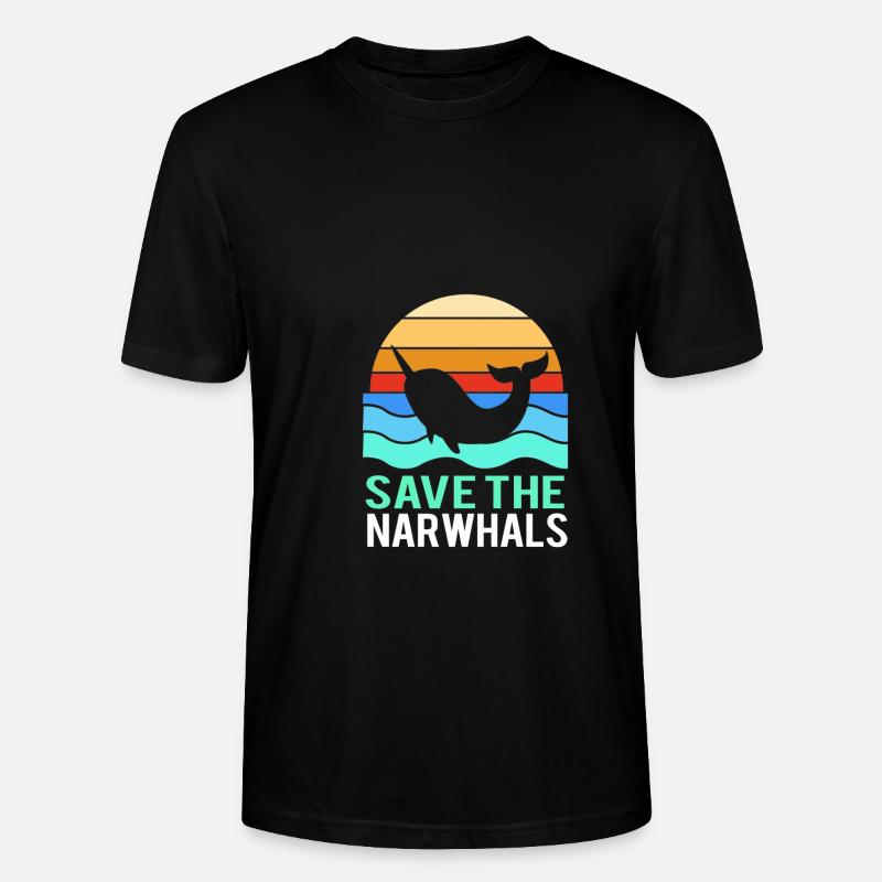 Narwal - Stanley/Stella Unisex Bio-T-Shirt CRAFTER - Schwarz