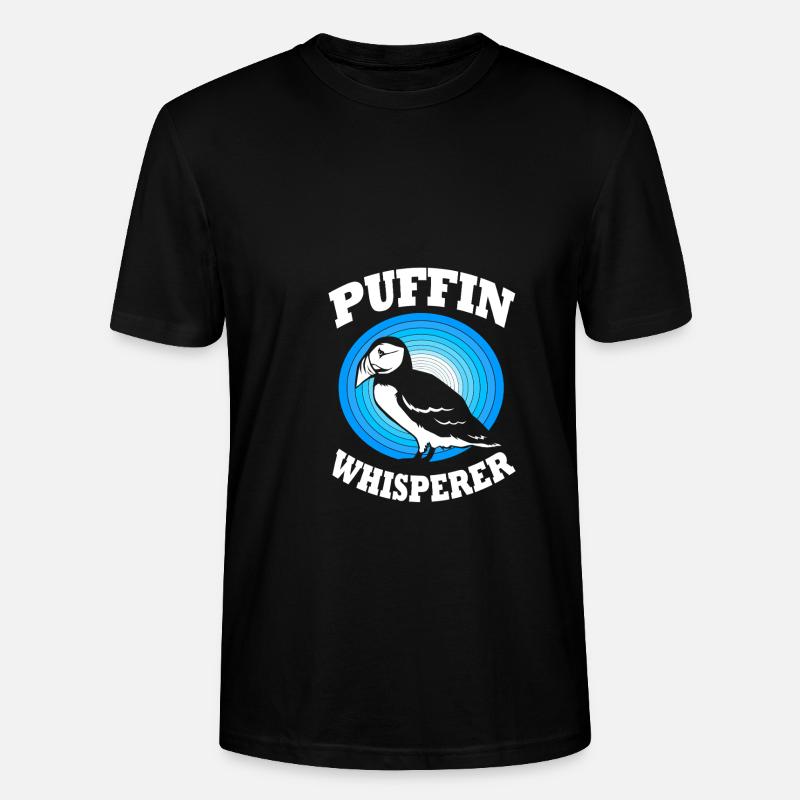 Macareux Papageientaucher - T-shirt bio CRAFTER Stanley Stella Unisexe - noir