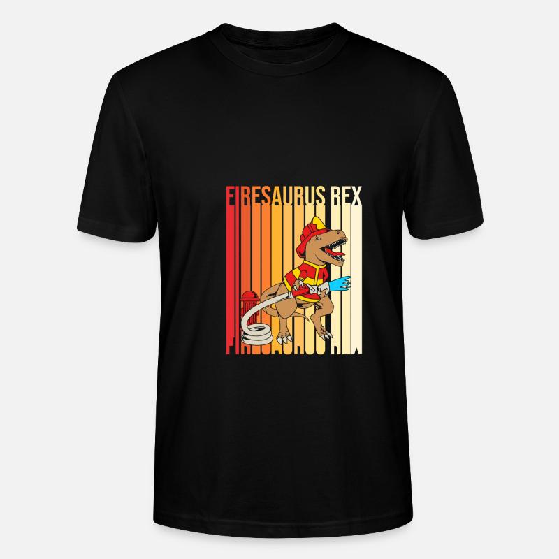 Pompier Pompier - T-shirt bio CRAFTER Stanley Stella Unisexe - noir