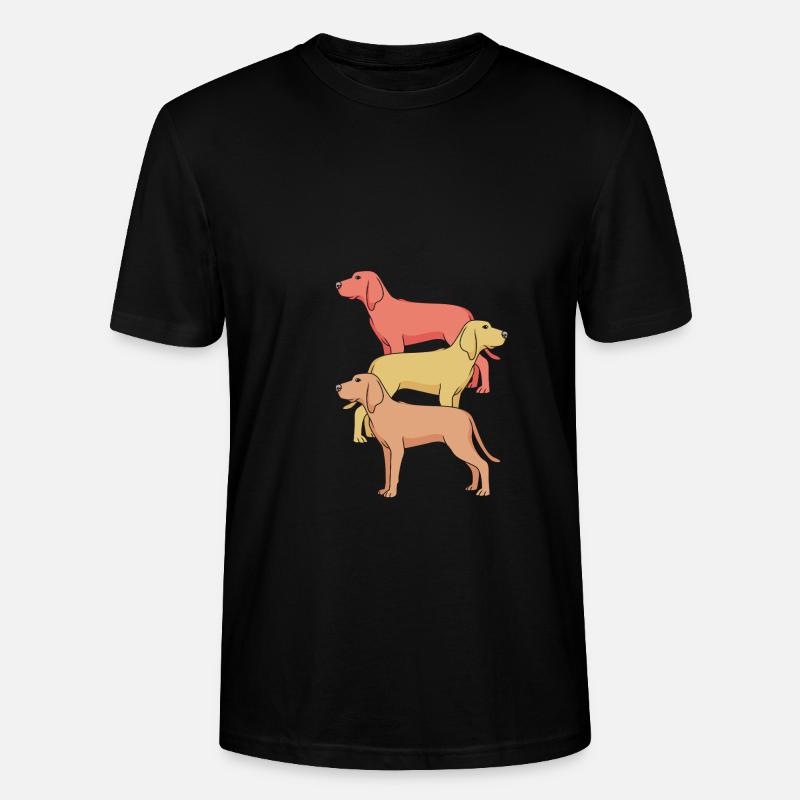 Redbone Coonhound - T-shirt bio CRAFTER Stanley Stella Unisexe - noir