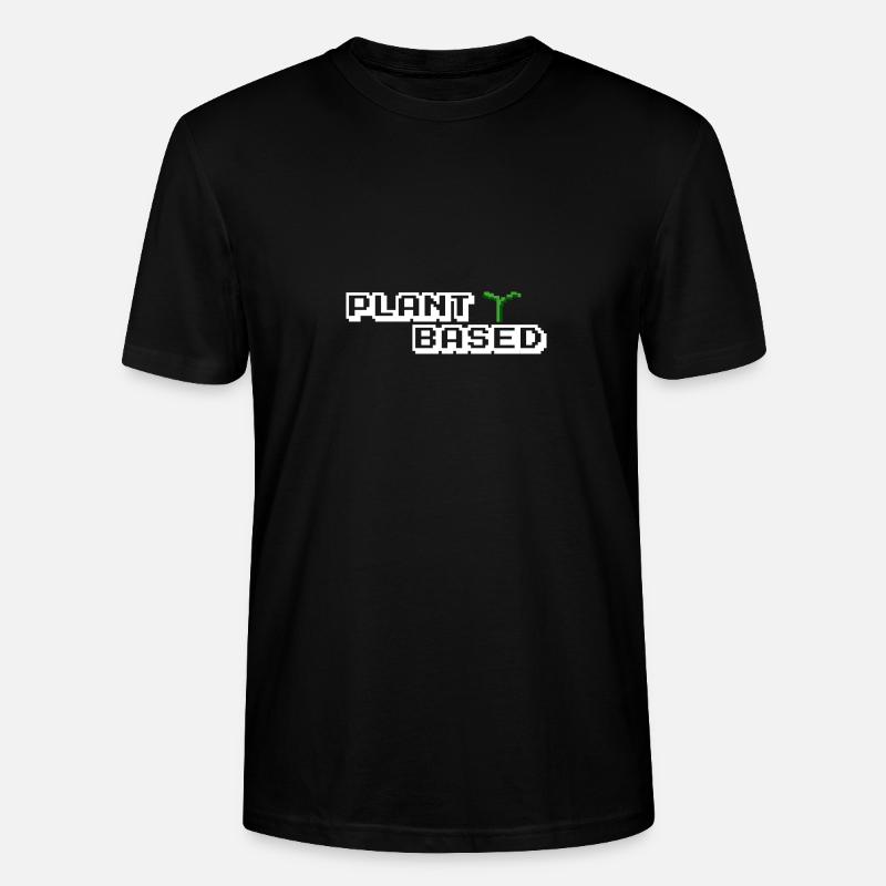 Plant Based Pixel - Vegan - Stanley/Stella Unisex Bio-T-Shirt CRAFTER - Schwarz